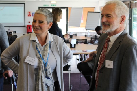 Professor Alison Richardson from CLAHRC Wessex and Dr David Pitcher from Resuscitation Council